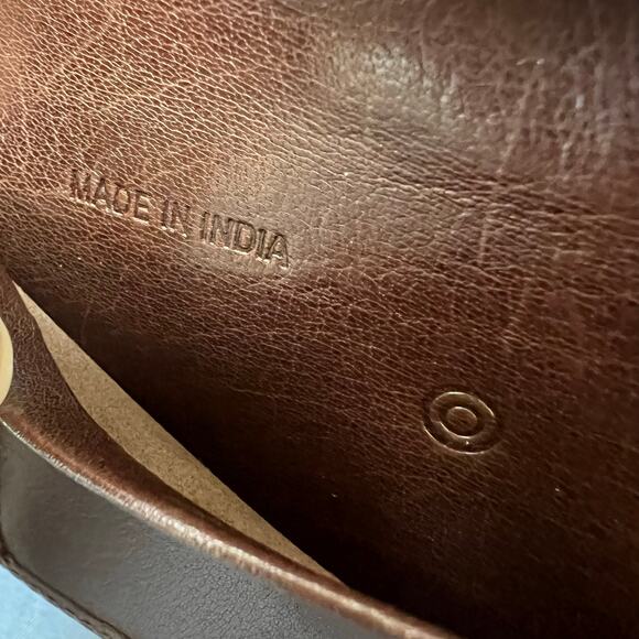 Coach Vintage Mahogany brown water buffalo card wallet - Picture 10 of 11